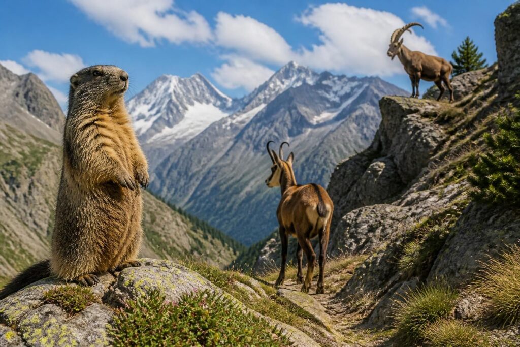 découvrez où observer la faune emblématique des alpes du sud, notamment marmottes, chamois et bouquetins, pour une expérience inoubliable en pleine nature.
