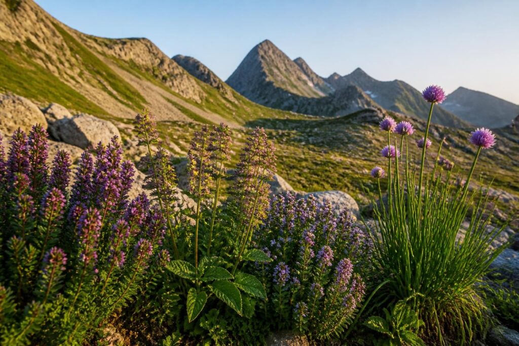 découvrez quelles plantes aromatiques de montagne poussent naturellement au-dessus de 1 000 mètres d'altitude et comment les cultiver dans ces conditions spécifiques.