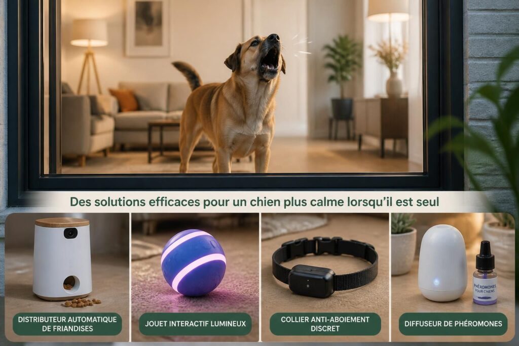 découvrez pourquoi votre chien aboie quand il est seul et les solutions efficaces pour apaiser son comportement et retrouver la tranquillité à la maison.