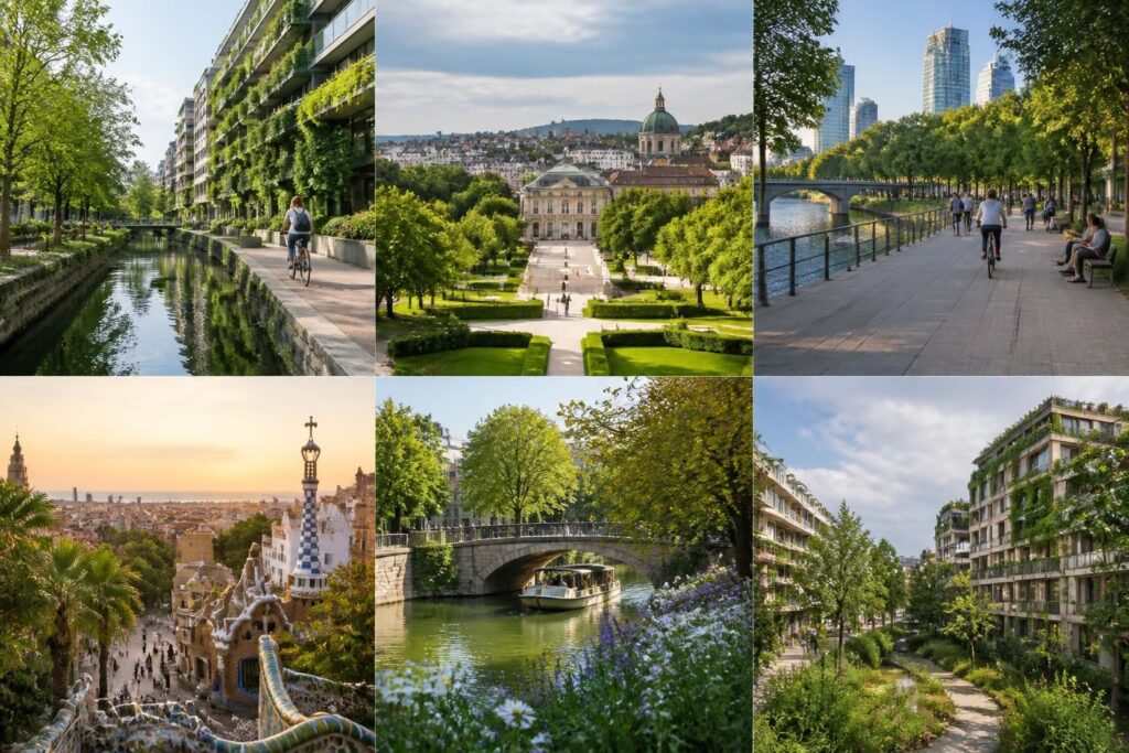 découvrez 6 villes européennes idéales pour un city break nature, alliant escapades urbaines et espaces verts pour un long week-end ressourçant.