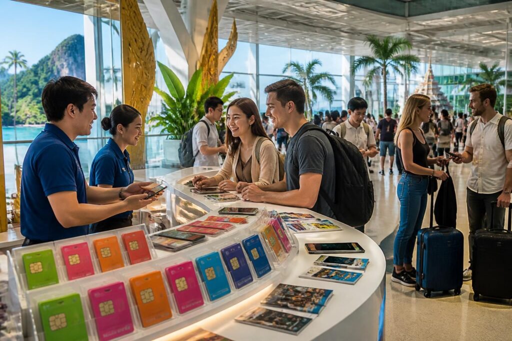 Carte SIM Thaïlande à l’aéroport : prix et options à Phuket et Bangkok