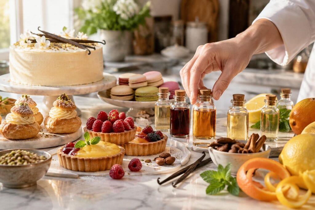 découvrez comment choisir les meilleurs arômes et parfums pour pâtisserie afin de sublimer vos desserts et révéler toutes leurs saveurs.