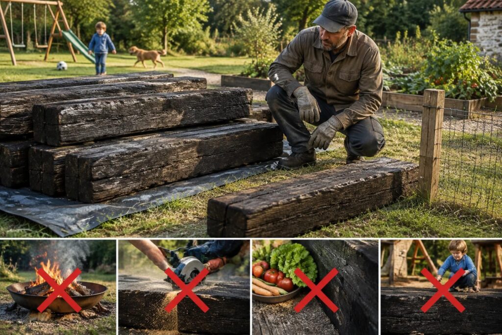 Bois créosoté : définition, usages et précautions à connaître