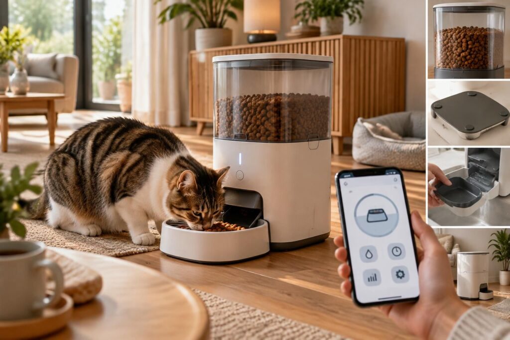 découvrez les fonctionnalités d’un distributeur de croquettes connecté pour chat et les critères essentiels pour choisir le modèle adapté à ses besoins.