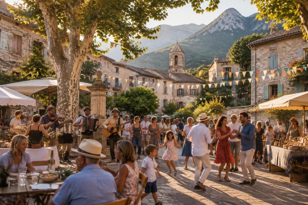 Fête de village dans les Alpes de Haute Provence : quelle animation proche aujourd’hui ?