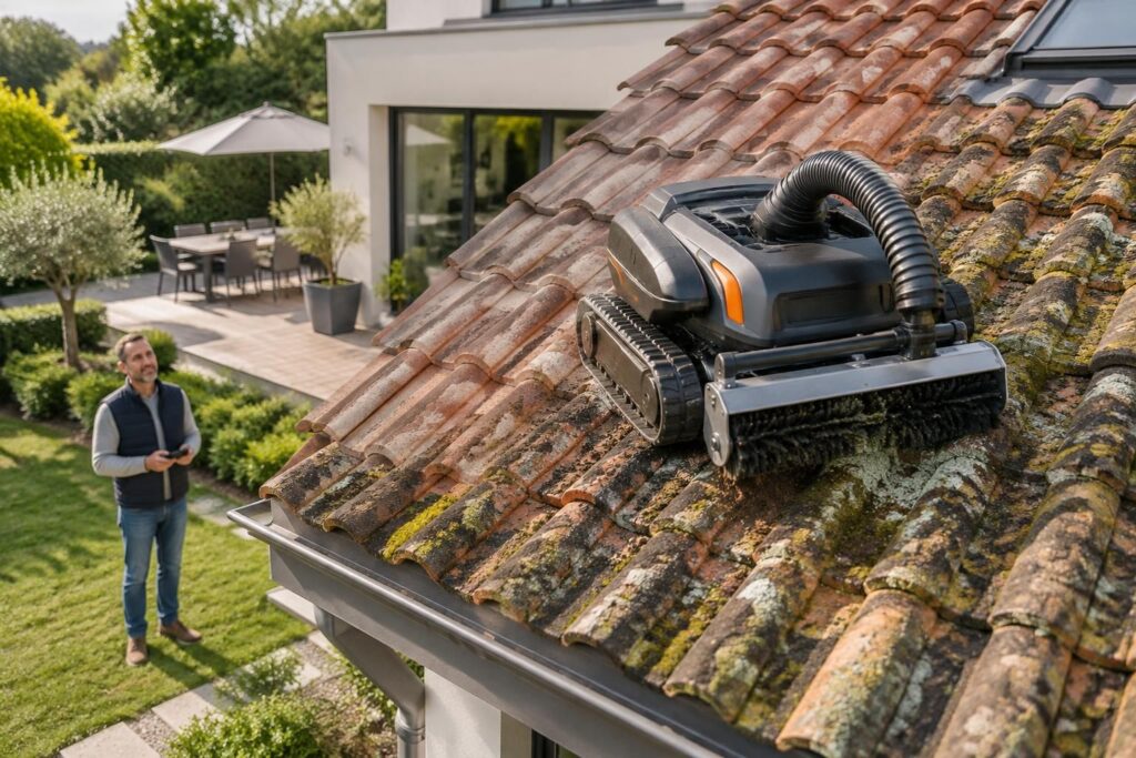 Robot nettoyeur toiture : avantages et prix pour un entretien efficace